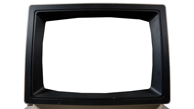 Retro-Monitor Rahmen